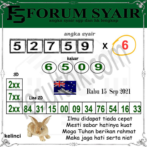 syair sydney rabu