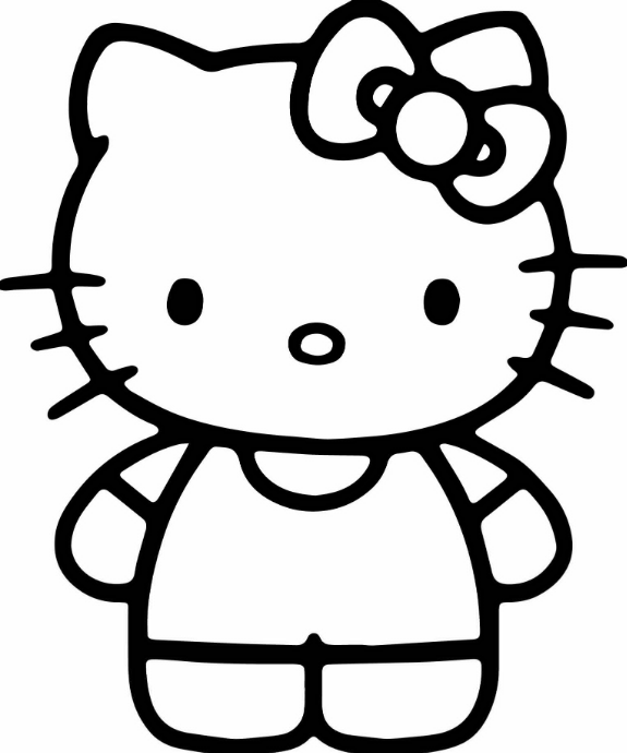 74 Hello Kitty Coloring Pages Preschool