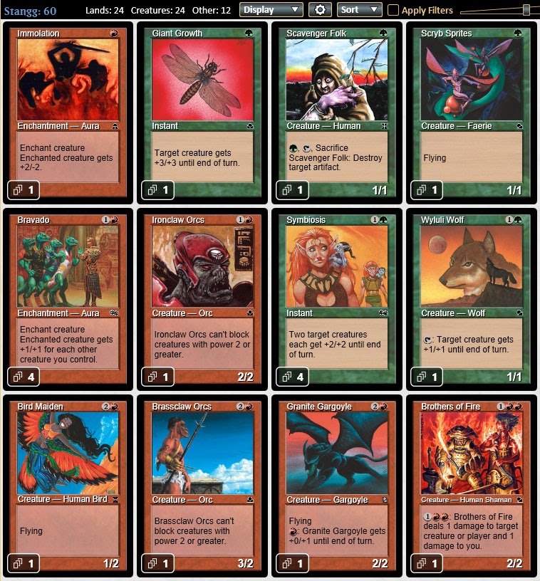 Magic the Gathering Adventures Legacy Stangg Casual Deck