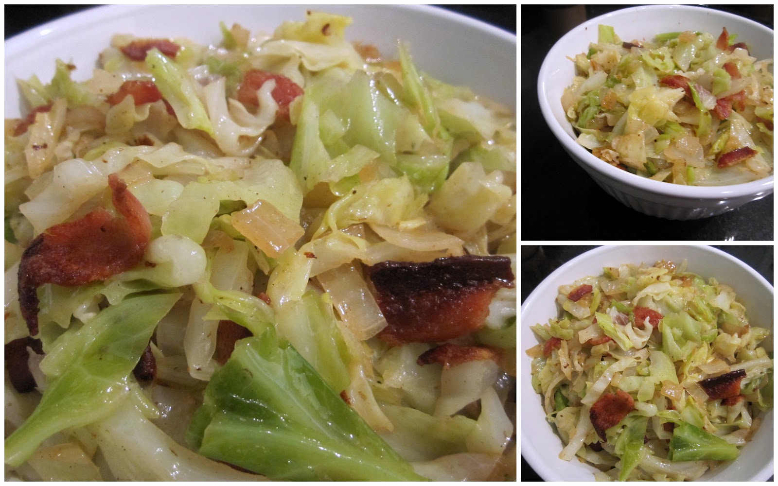 Sophie in the Kitchen Sauteed Cabbage with Bacon