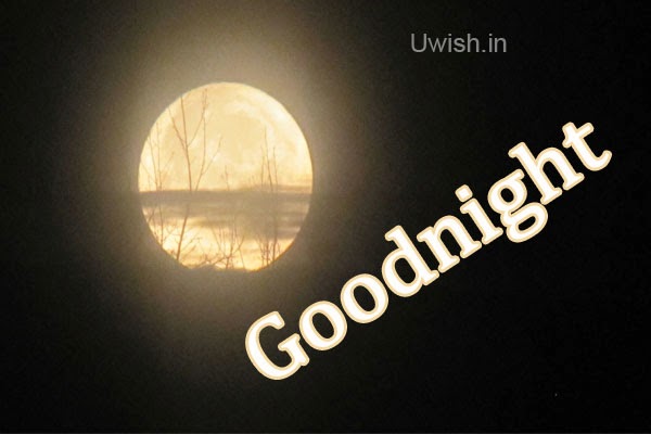 Good Night e greeting cards and wishes on a beautiful moon light.