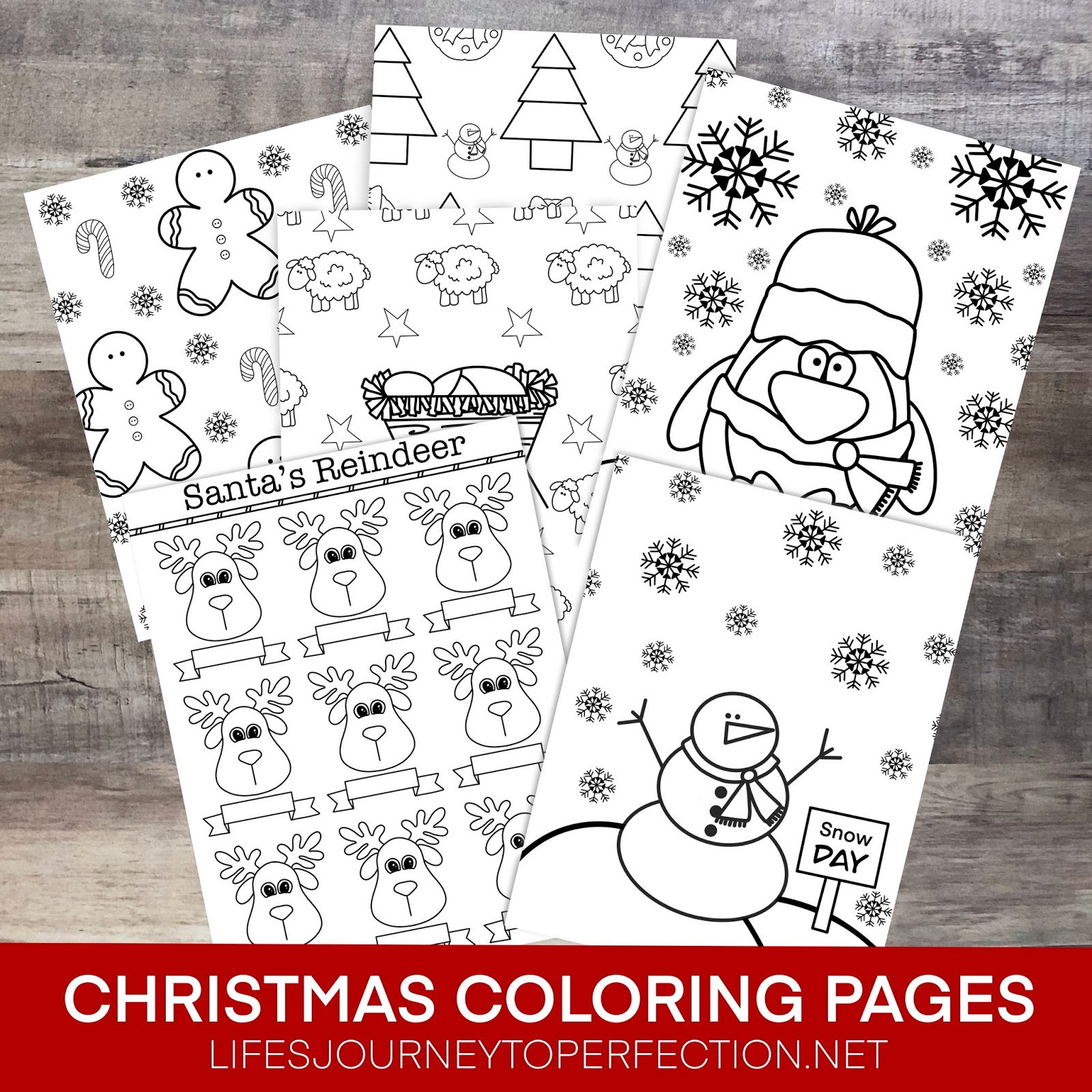 Life's Journey To Perfection Super Cute Christmas Coloring Pages ...