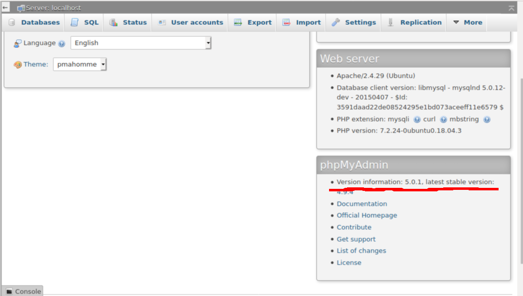 Config file phpmyadmin ubuntu pumppoliz