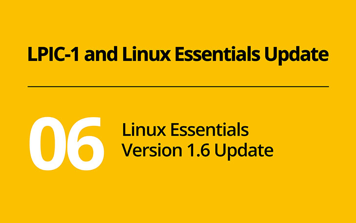 Linux Essentials Version 1.6 Update | LPI Central