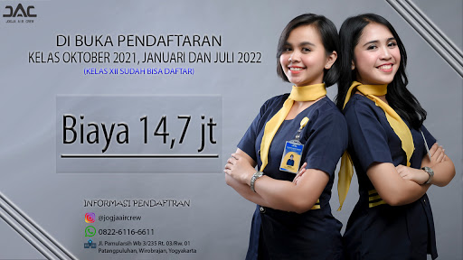 SEKOLAH PRAMUGARI JOGJA AIR CREW Program dan Biaya