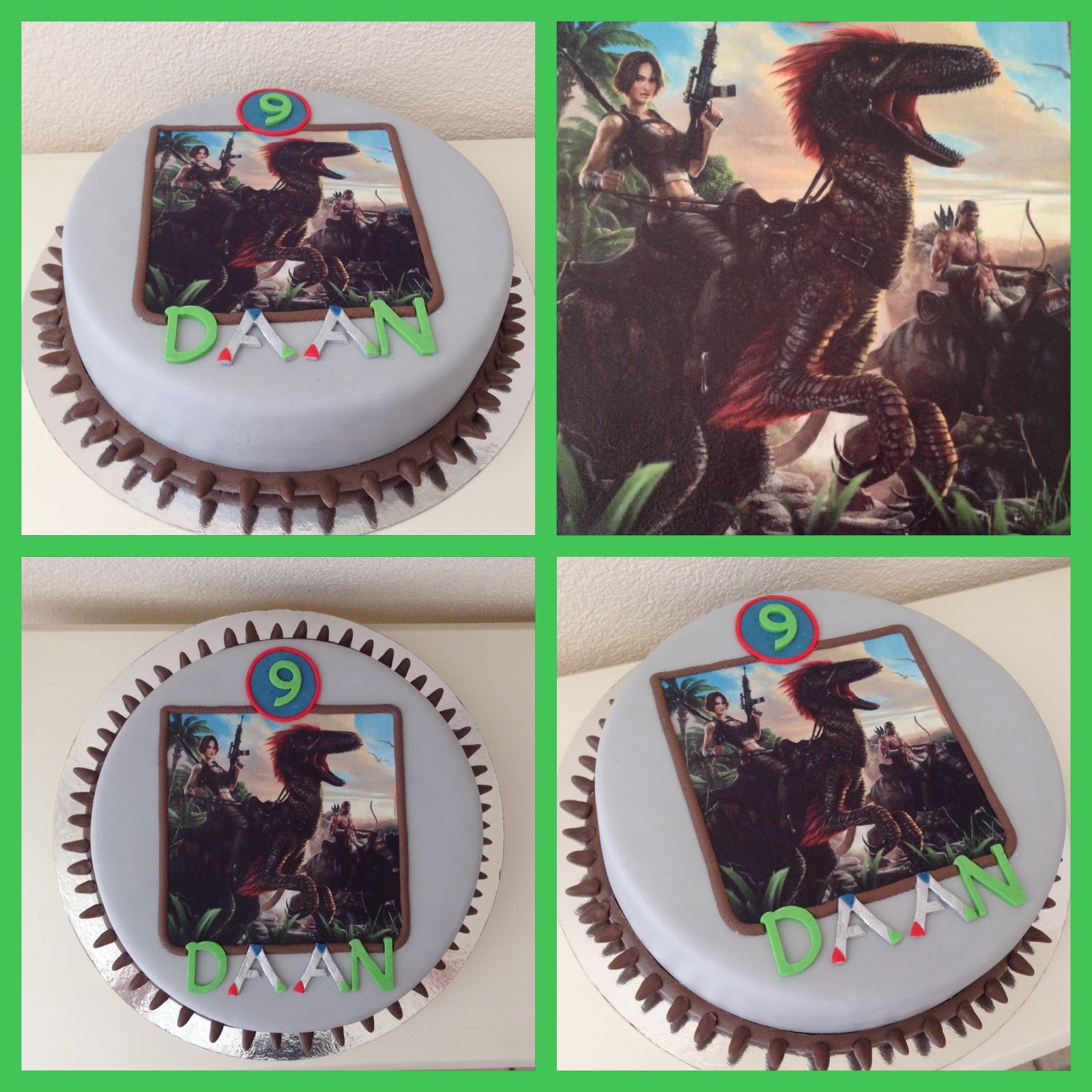 Friedepiece of Cake Ark Survival Evolved taart voor Daan...