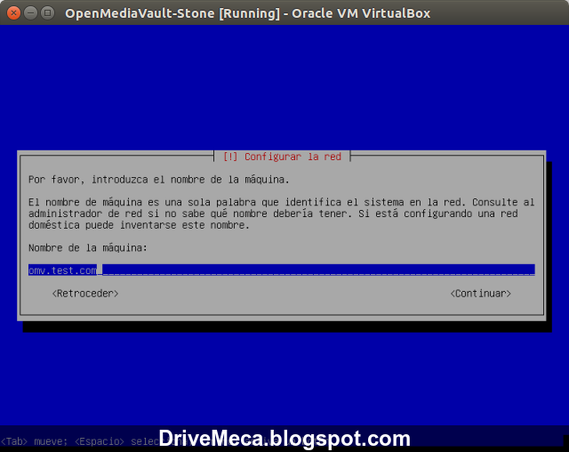 DriveMeca instalando el NAS OpenMediaVault paso a paso