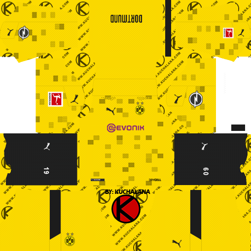 Borussia Dortmund 202021 Kit DLS2019 Kits Kuchalana