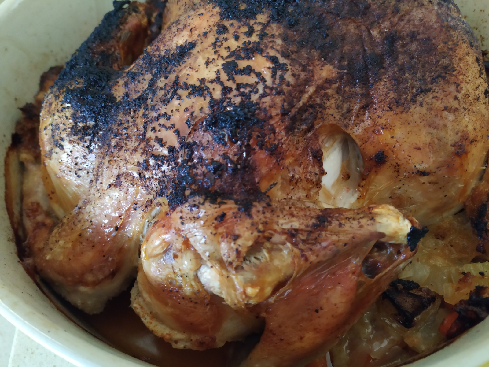 A Jewish Grandmother : Using Up Leftover Bread, Stuffed Chicken