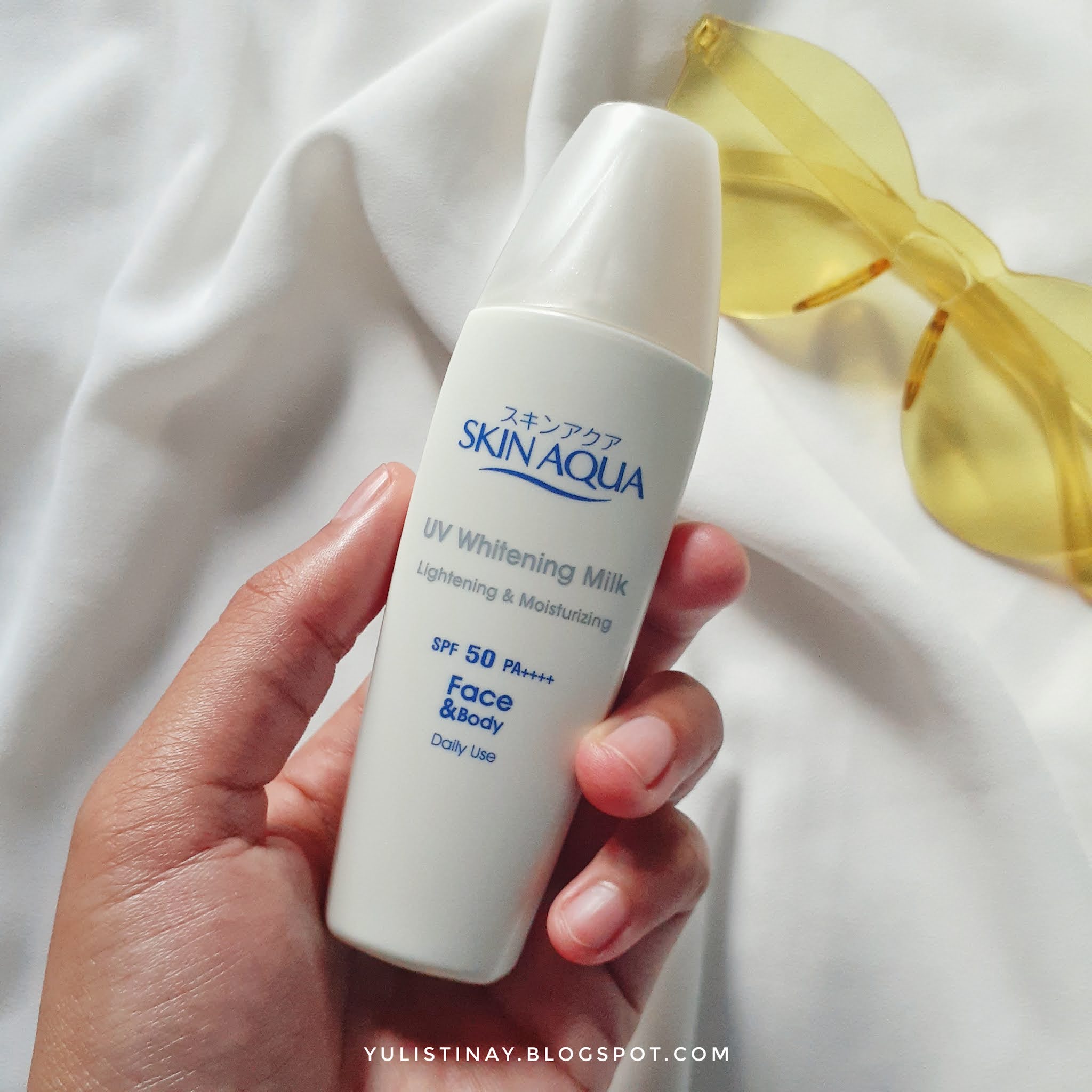 REVIEW Skin Aqua UV Whitening Milk SPF50 PA++++ The Yulistinay's Diary