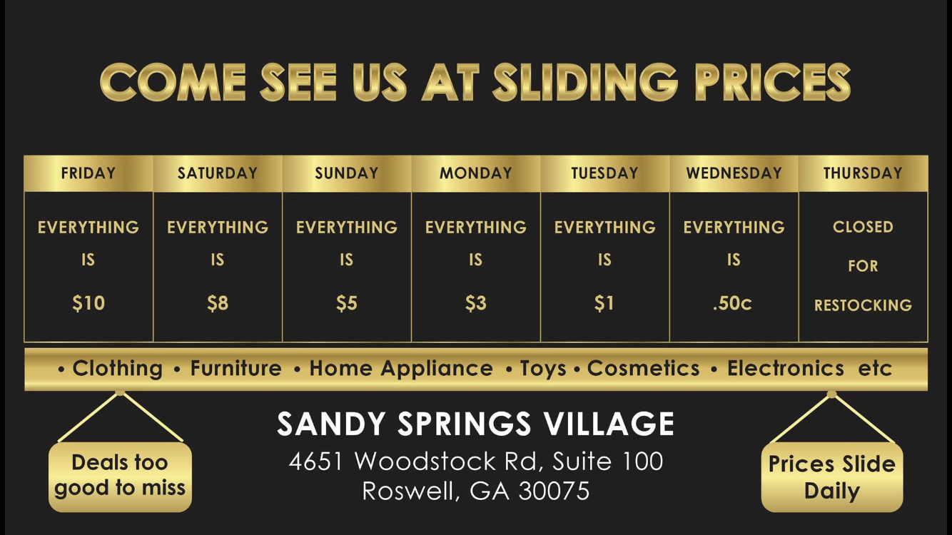 Tomorrow's News Today Atlanta [EXCLUSIVE] Big Box Retail Liquidation Store "Slides" in