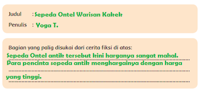 judul dan bagian yang disukai dari cerita Sepeda Ontel Warisan Kakek www.simplenews.me