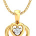 Stylori 18k Gold and Diamond Love Musings Pendant