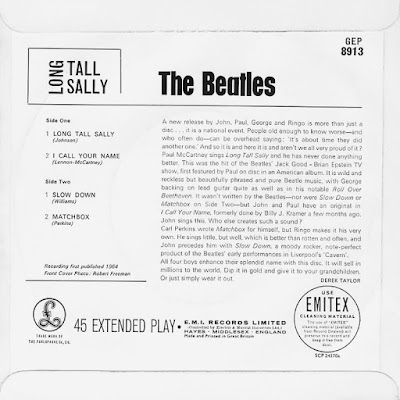 The BEATLES Illustrated Long Tall Sally · E.P U.K