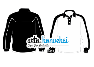 Kaos Polos Hitam Depan Belakang