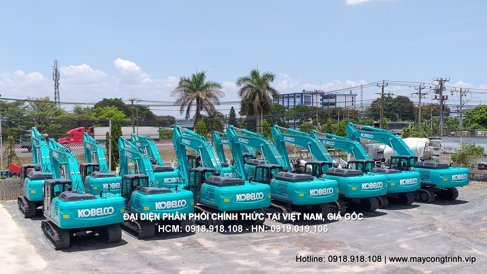 Máy xúc đào Kobelco ( Máy đào, Máy xúc) sk130-10, gầu 0.5 - 0.8m3
