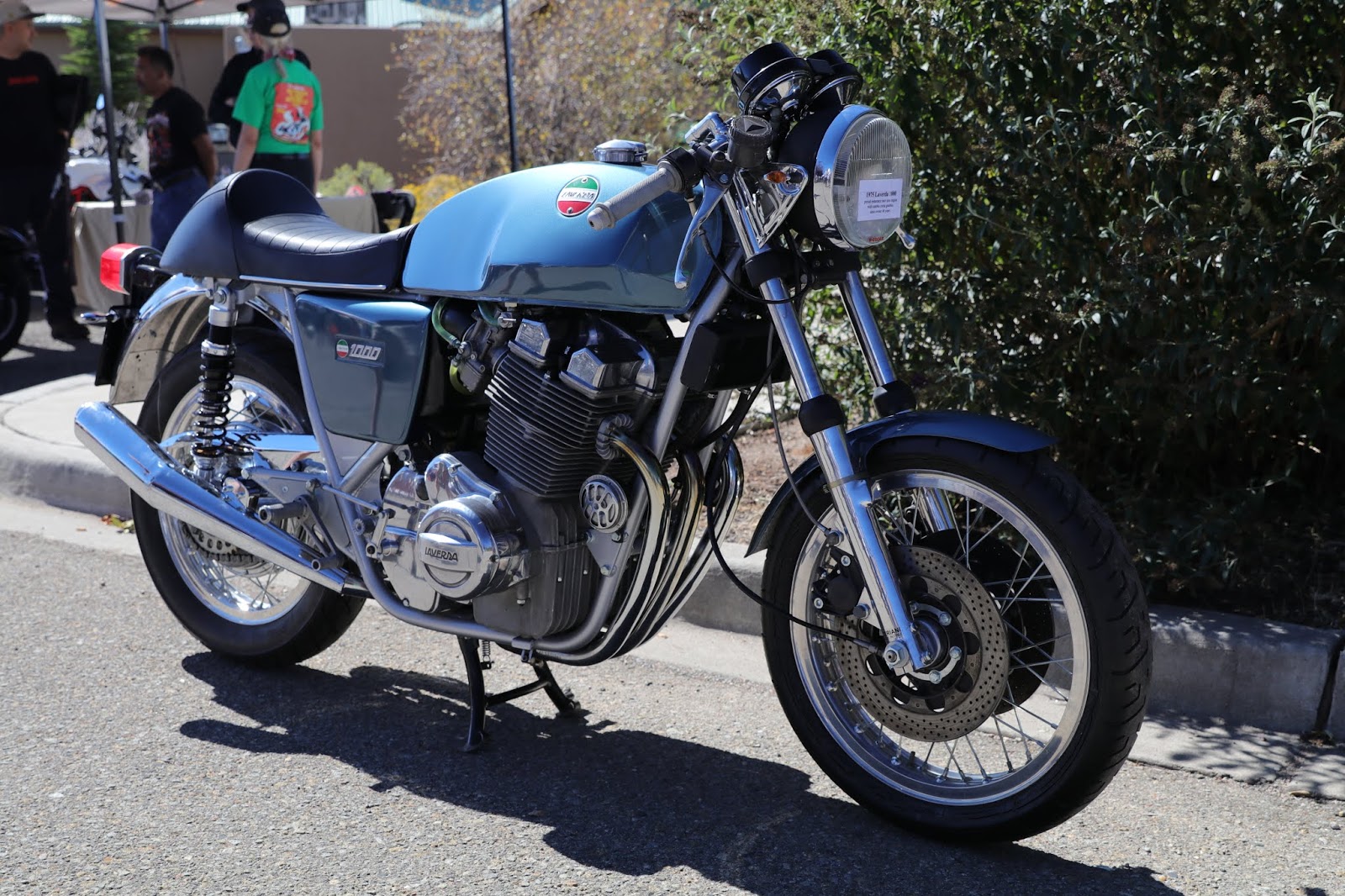 OldMotoDude 1975 Laverda 1000 on display at the 2018