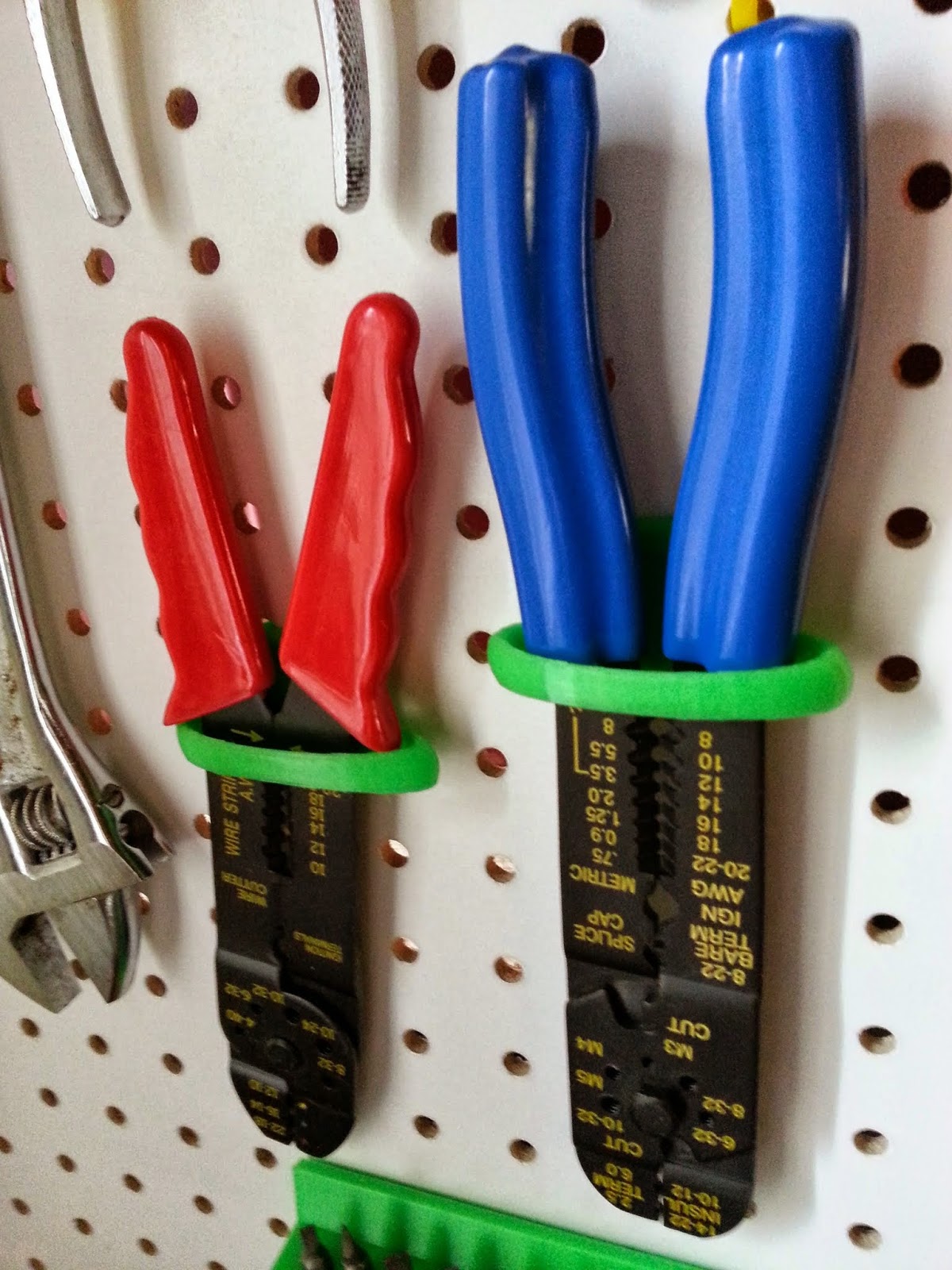 Pegboard Pliers, Wire Cutters, Crimping Tools