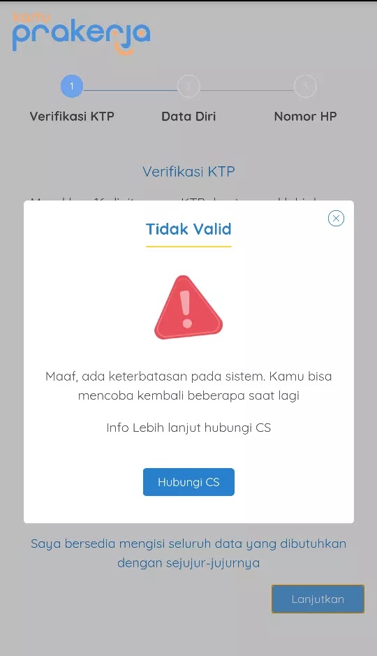 Cara Mengatasi Tidak Dapat Verifikasi Ktp Pada Akun Prakerja Droidide
