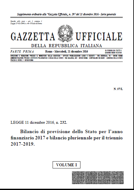 Appunti di Luca Marotta Bilancio dello Stato Italiano il Preventivo