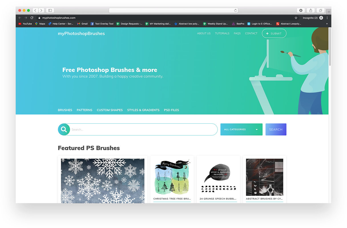 Ps笔刷在哪找 推荐10个画笔素材网站让你不再烦恼