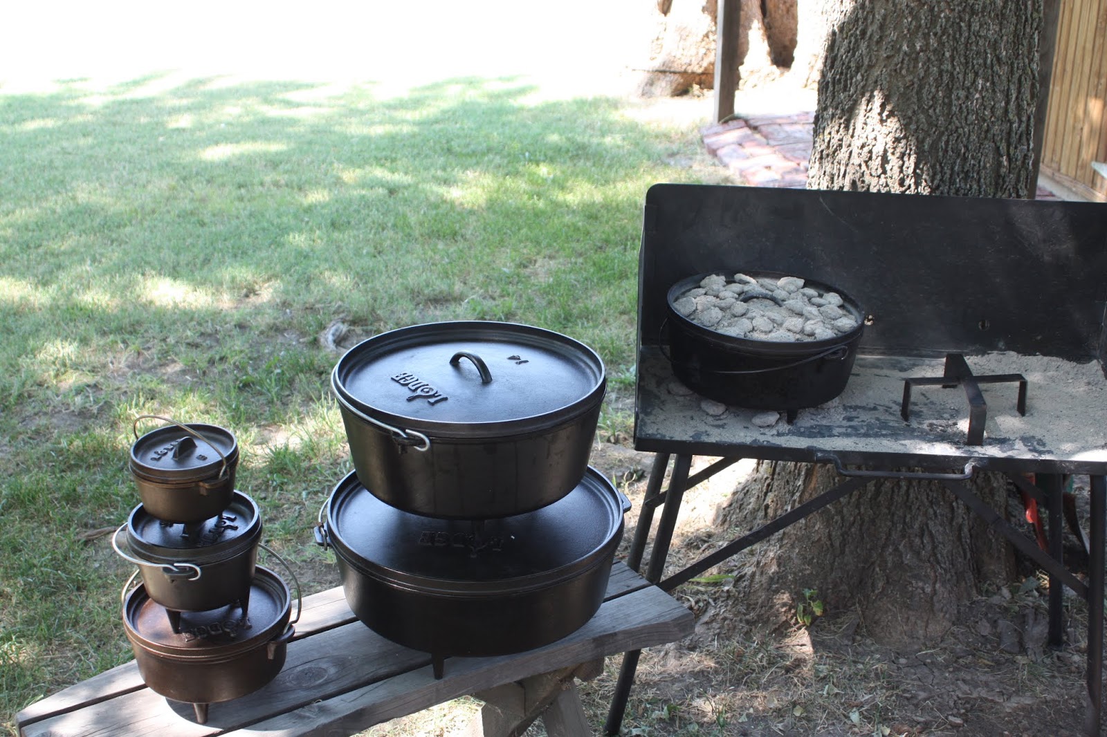Cooking with Barry & Meta Rader's Taters Campfire Dutch Oven Style