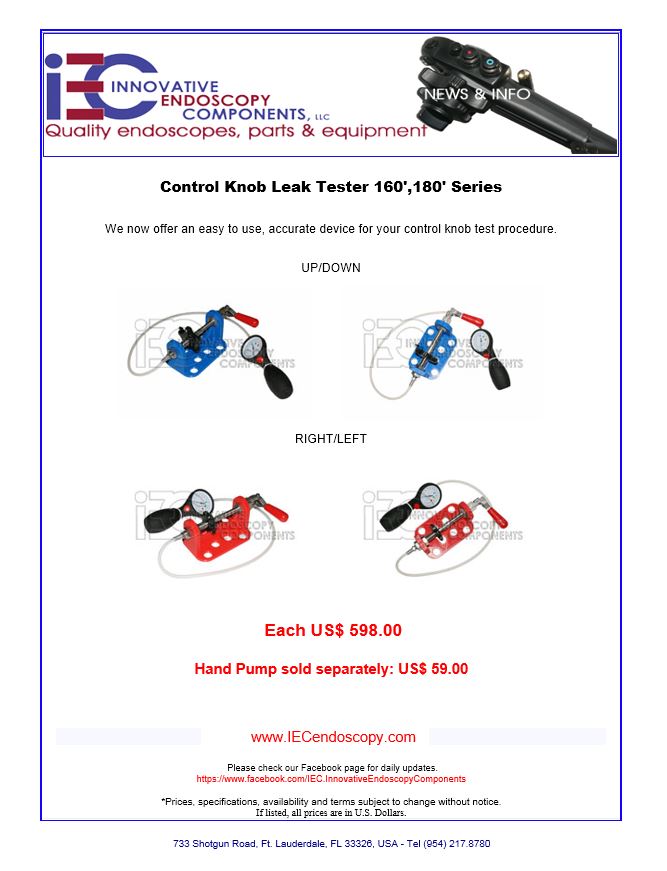 IEC Innovative Endoscopy Components: 2013