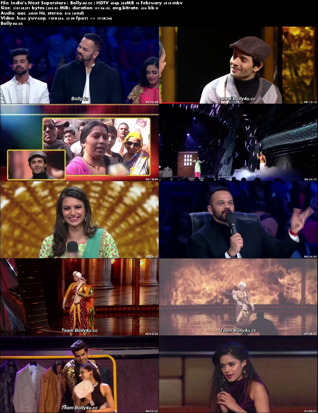 Indias Next Superstars HDTV 480p 200MB 10 February 2018 Download Indias Next Superstars HDTV 480p 200MB 10 February 2018 Download