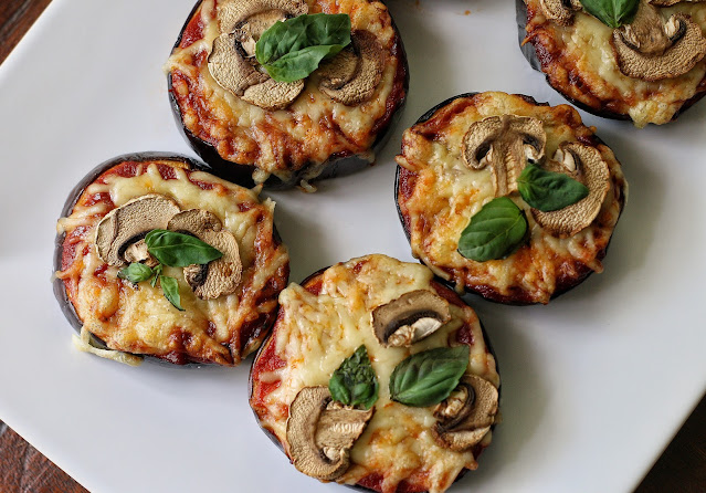 Mini Aubergine Pizza