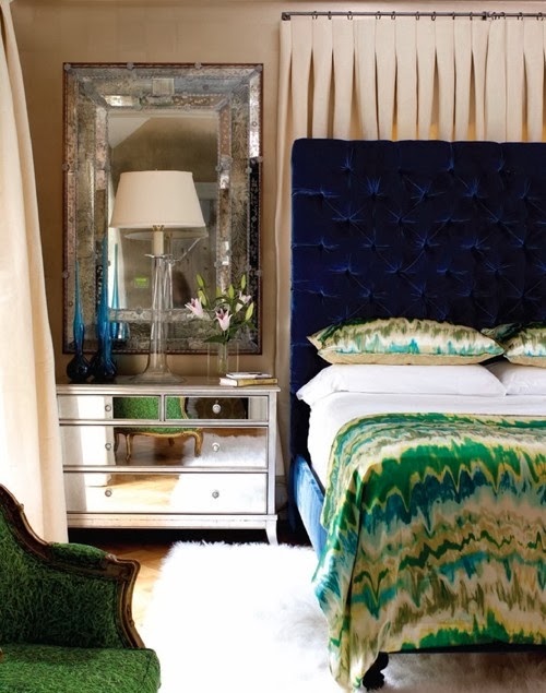 Eye For Design: Decorating With Tufted Headboards