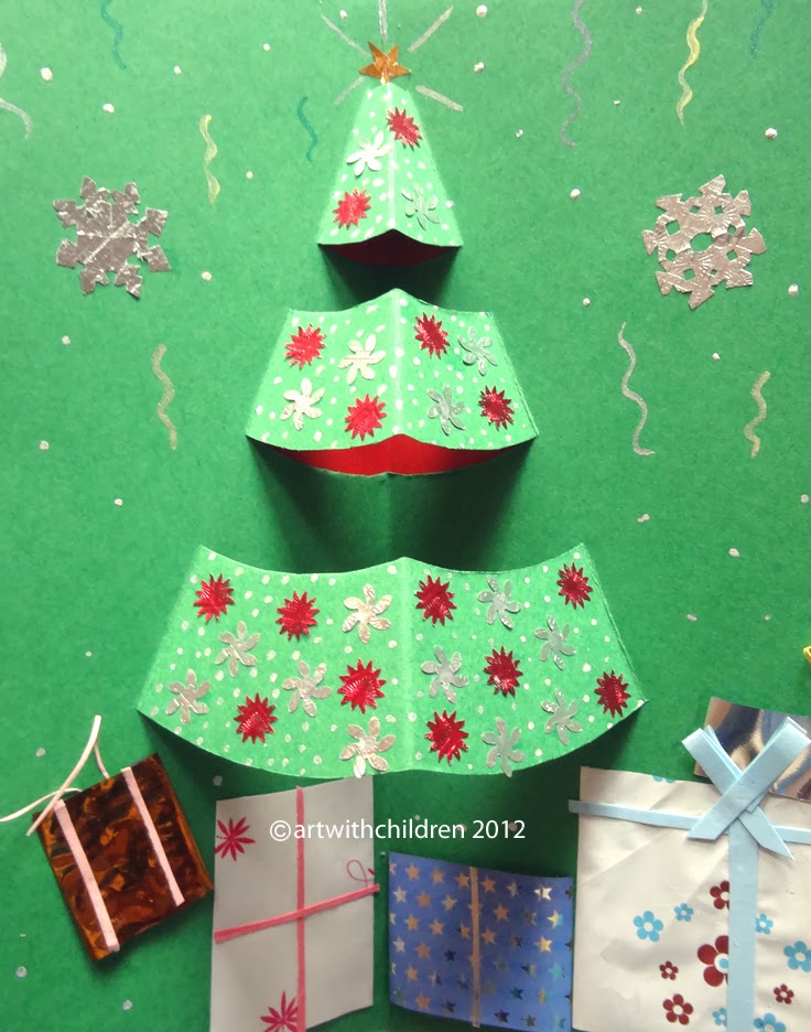 CHRISTMAS TREE POPUP CARD