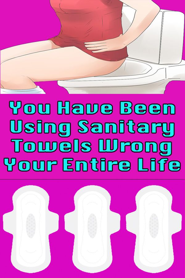 The Right Way To Change a Sanitary Pad