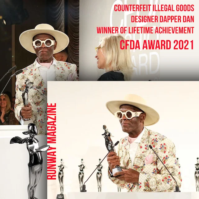 Counterfeit Illegal goods designer Dapper Dan Winner of lifetime achievement CFDA Award 2021