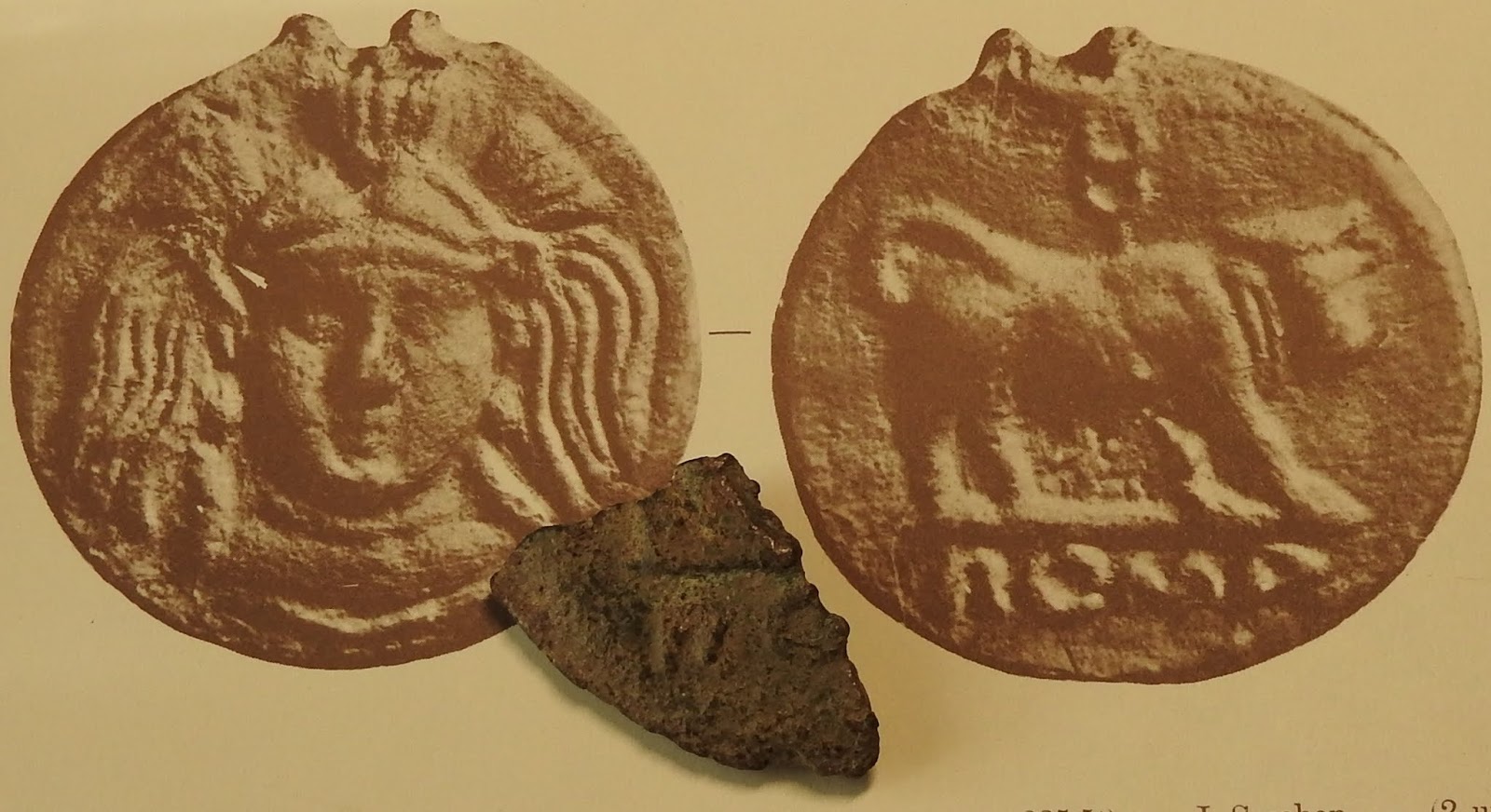 Denarius Minerva Bull Aes Grave Fraction Crawford 37, 225 BC