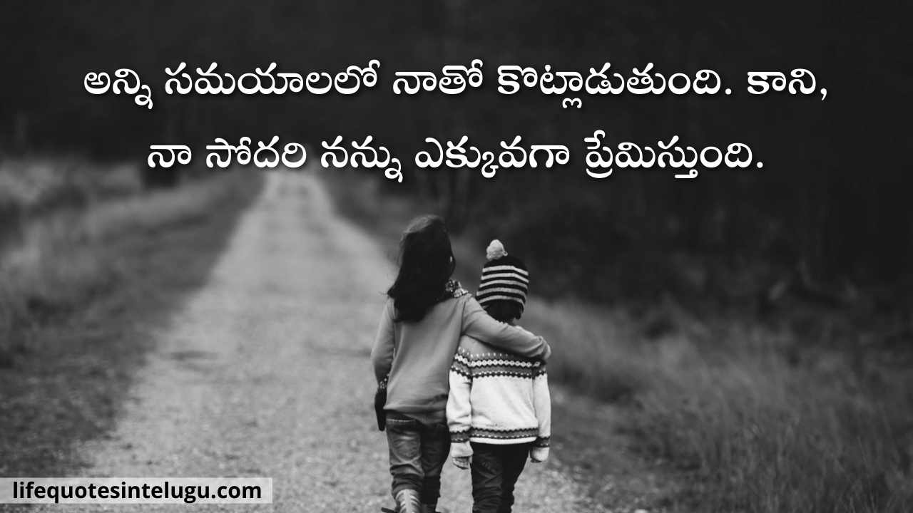 Sister Quotes In Telugu