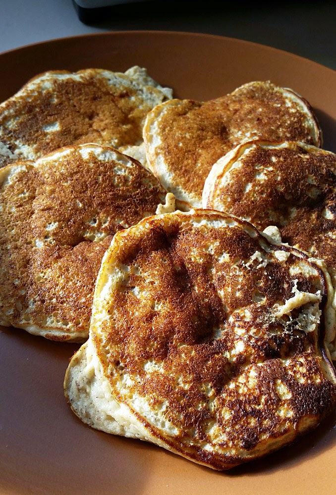 Coconut Flour Banana Protein Pancakes