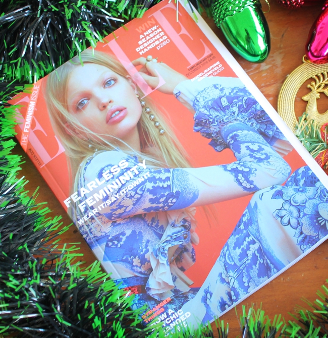 Elle UK's December 2016 issue