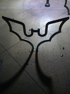 Bike rack in the shape of a bat from Austin, Texas