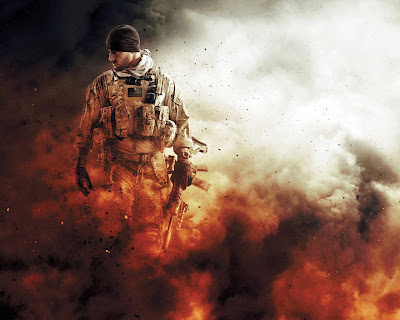 Medal of Honor Warfighter Soldier in Dust and Smoke HD Wallpaper