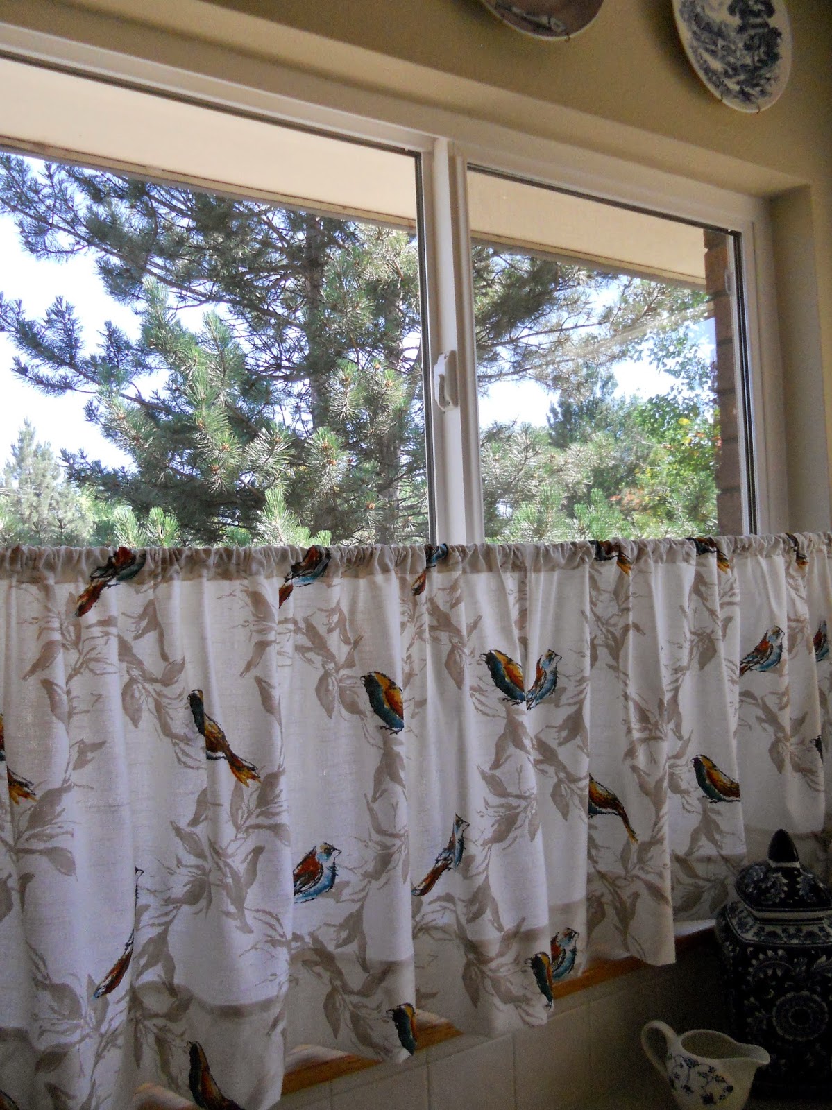 Picture of Just Another Hang Up: Repurposing Fabric... Kitchen Curtains