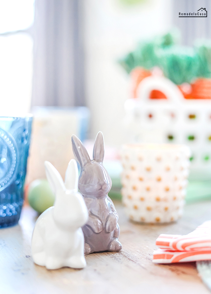 How to set a last minute Easter tablescape
