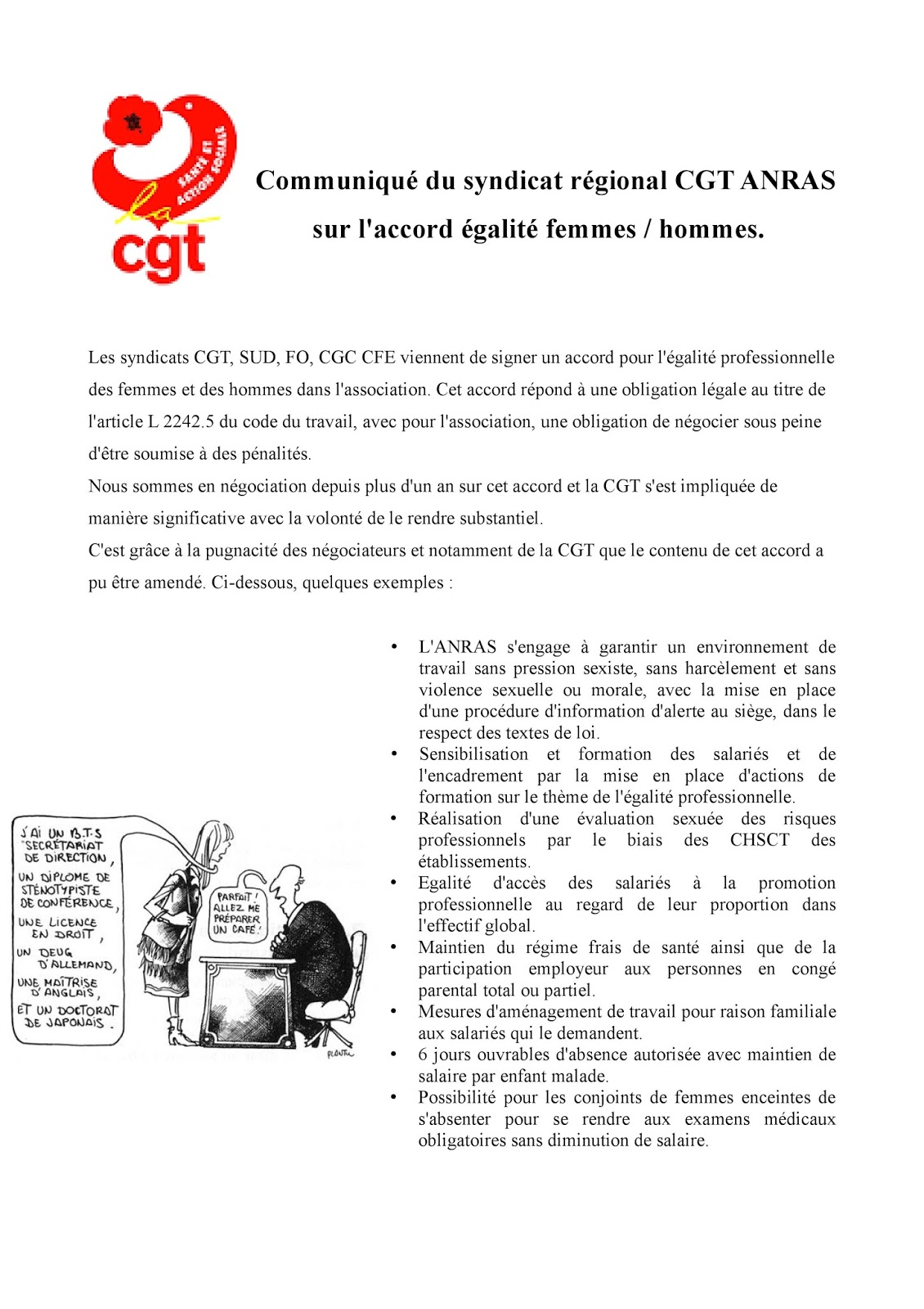 Le blog de la CGT de l'A.N.R.A.S. novembre 2015