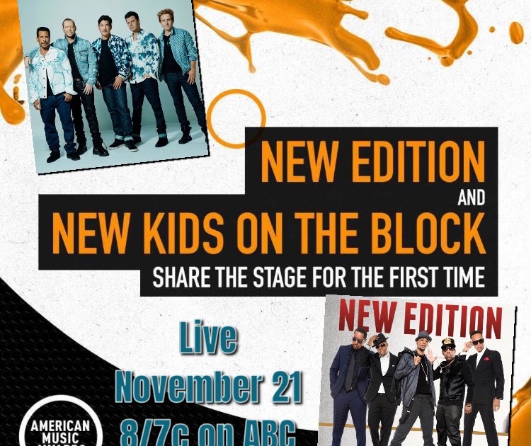 NKOTB News NKOTB to perform with New Edition at the American Music Awards!