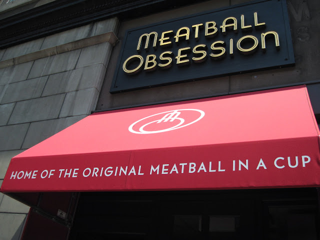 Meatballs in a cup are a treat for anyone dining in New York