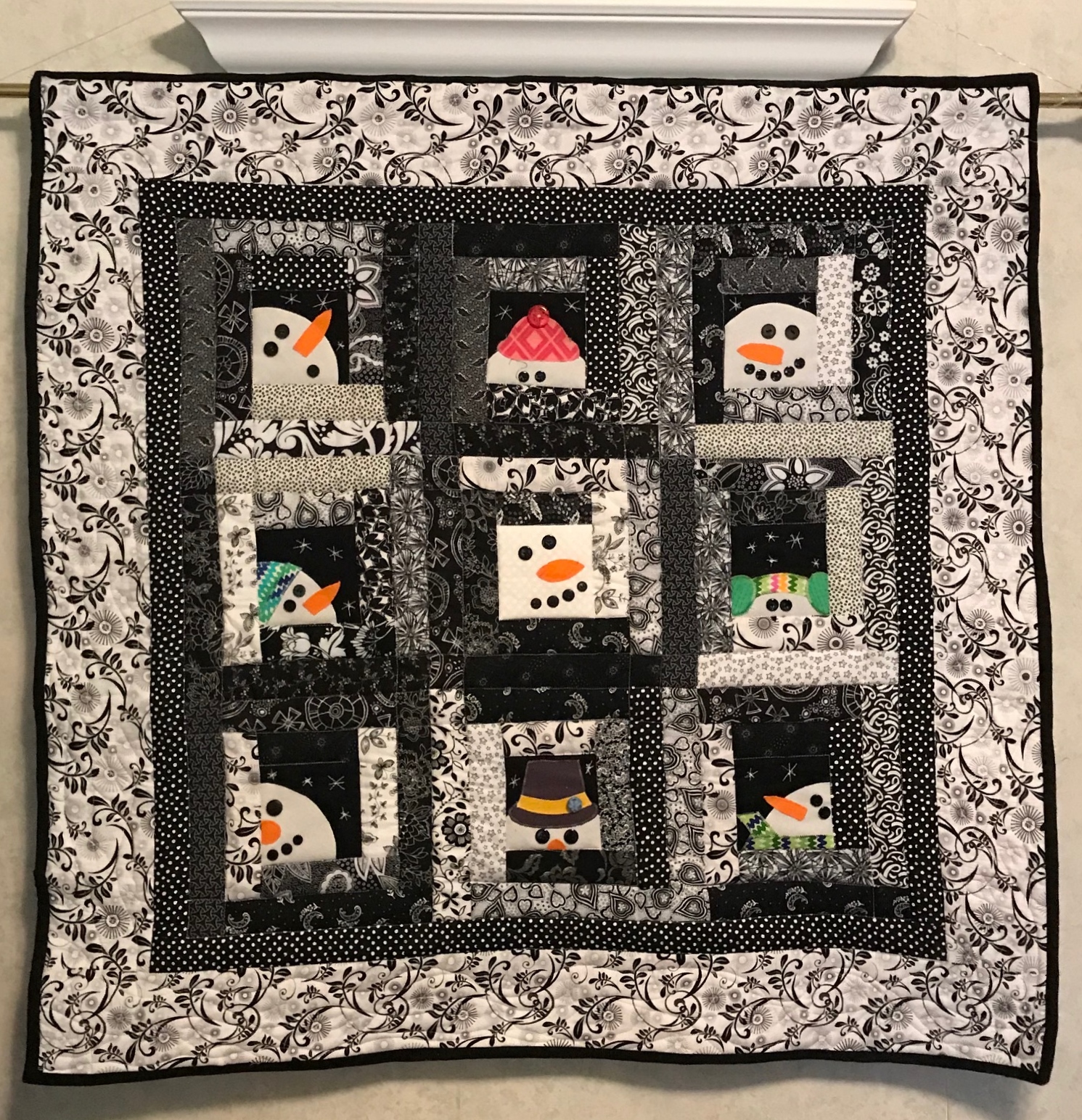 Life in the Scrapatch Do You Want To Sew A Snowman Quilt?