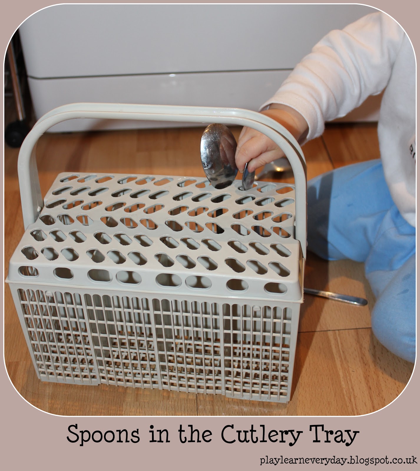 Spoons in the Cutlery Tray Play and Learn Every Day