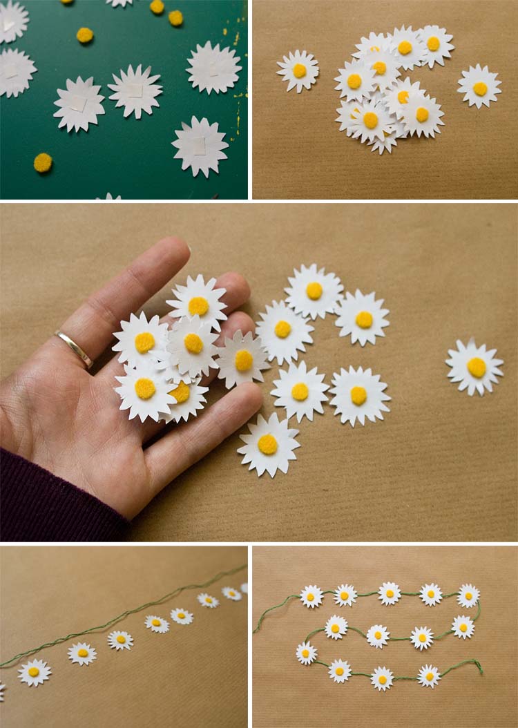 DIY Paper Daisy Chain 10111
