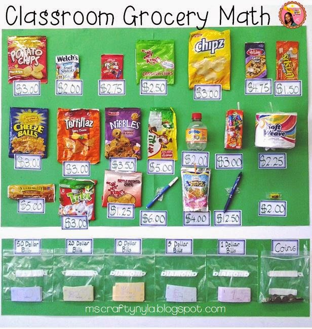 Nyla's Crafty Teaching: Classroom Grocery Math