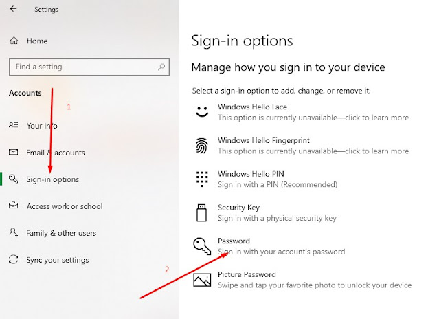 Cara Membuat Password Pada Windows 10