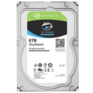 HDD Seagate Skyhawk 6TB ST6000VX0023 SATA 6Gb/s/256MB Cache/ 7200RPM, tiết kiệm điện năng